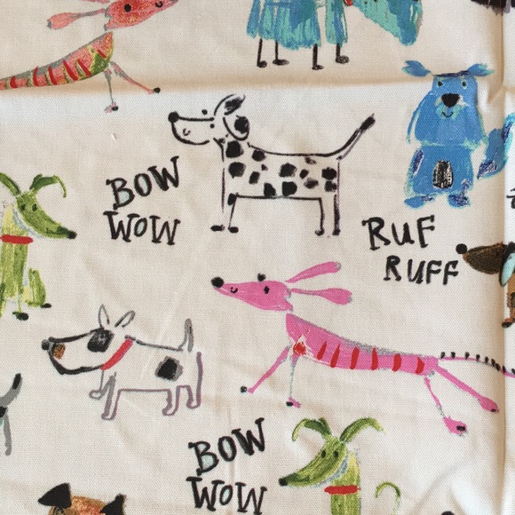 Painted Dog Print Duck Cloth Fabric - Picture 11 of 12